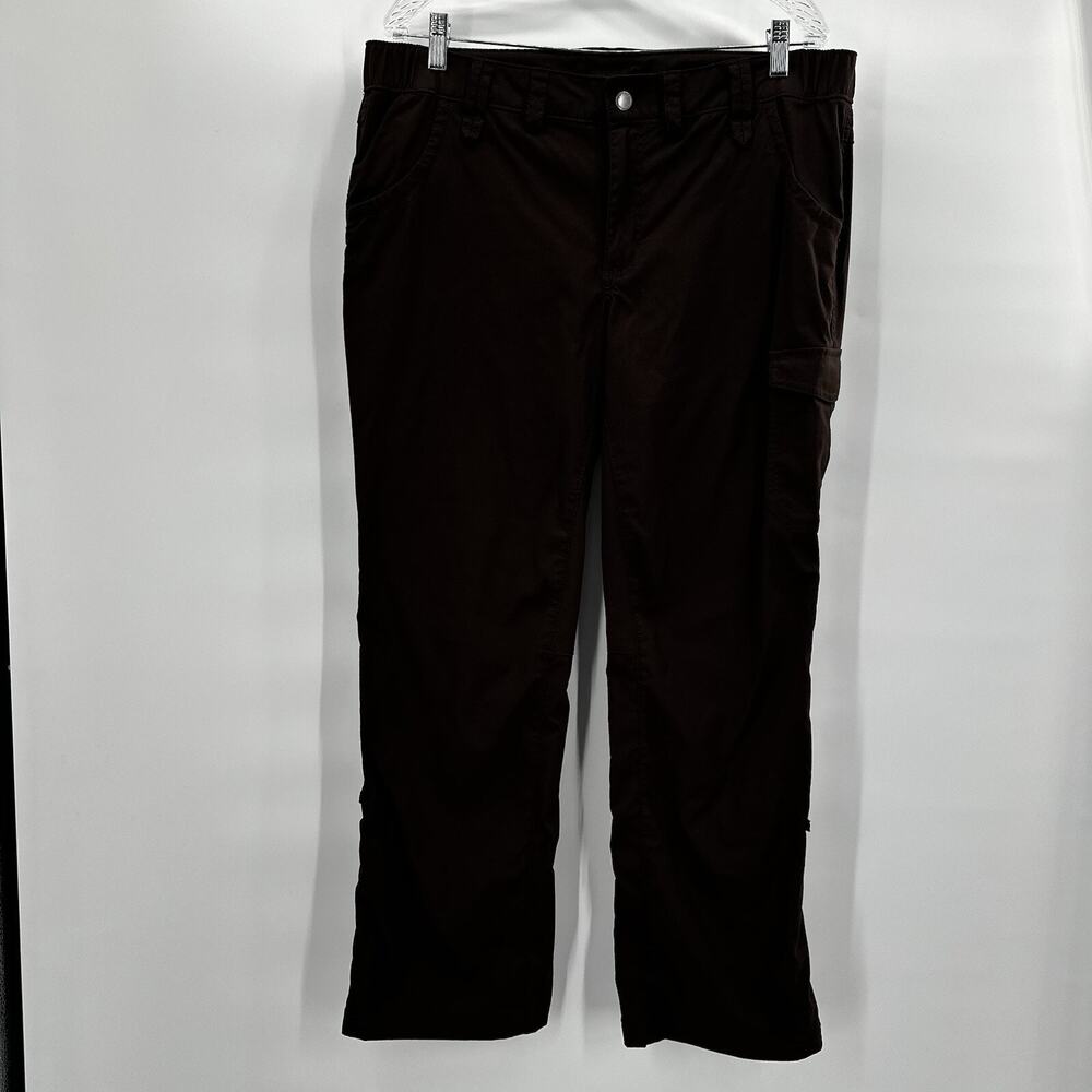 Duluth Trading Pants Womens 16 Brown Nylon Hiking Outdoor‎ Camping Convertible